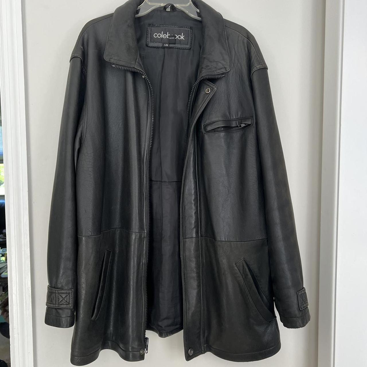 Colebrook leather outlet jacket mens