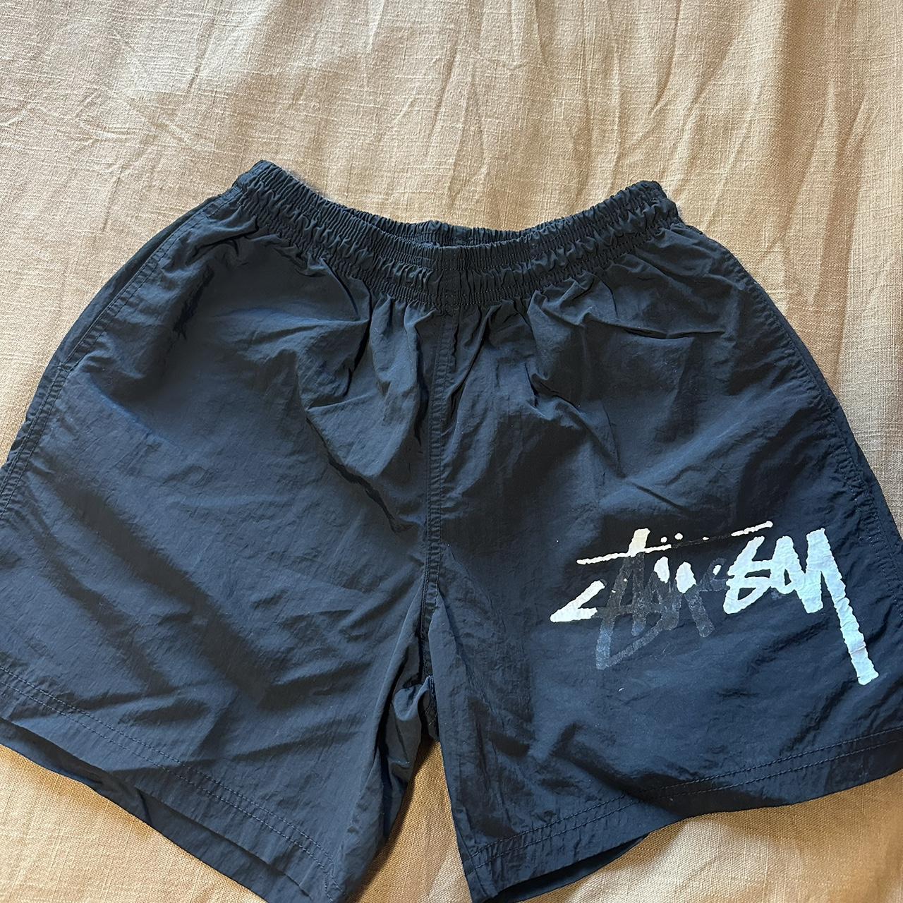 Stüssy Nike colab shorts. Writing is fading as shown... Depop