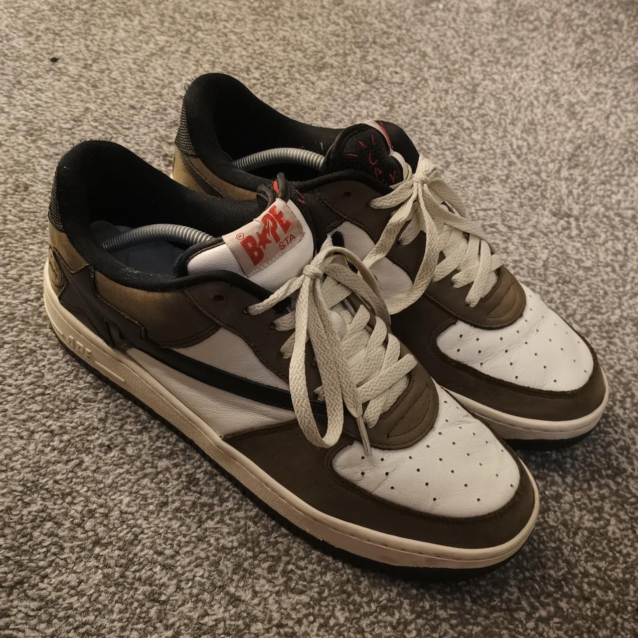 Travis Scott Bapesta - UK10 - by James Morgan (seen... - Depop