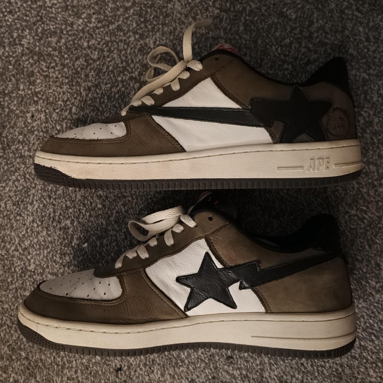 Travis Scott Bapesta - UK10 - by James Morgan (seen... - Depop