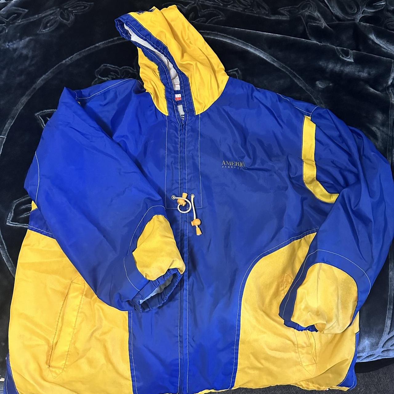 Vintage 90’s Perry Ellis America jacket 2XL... - Depop
