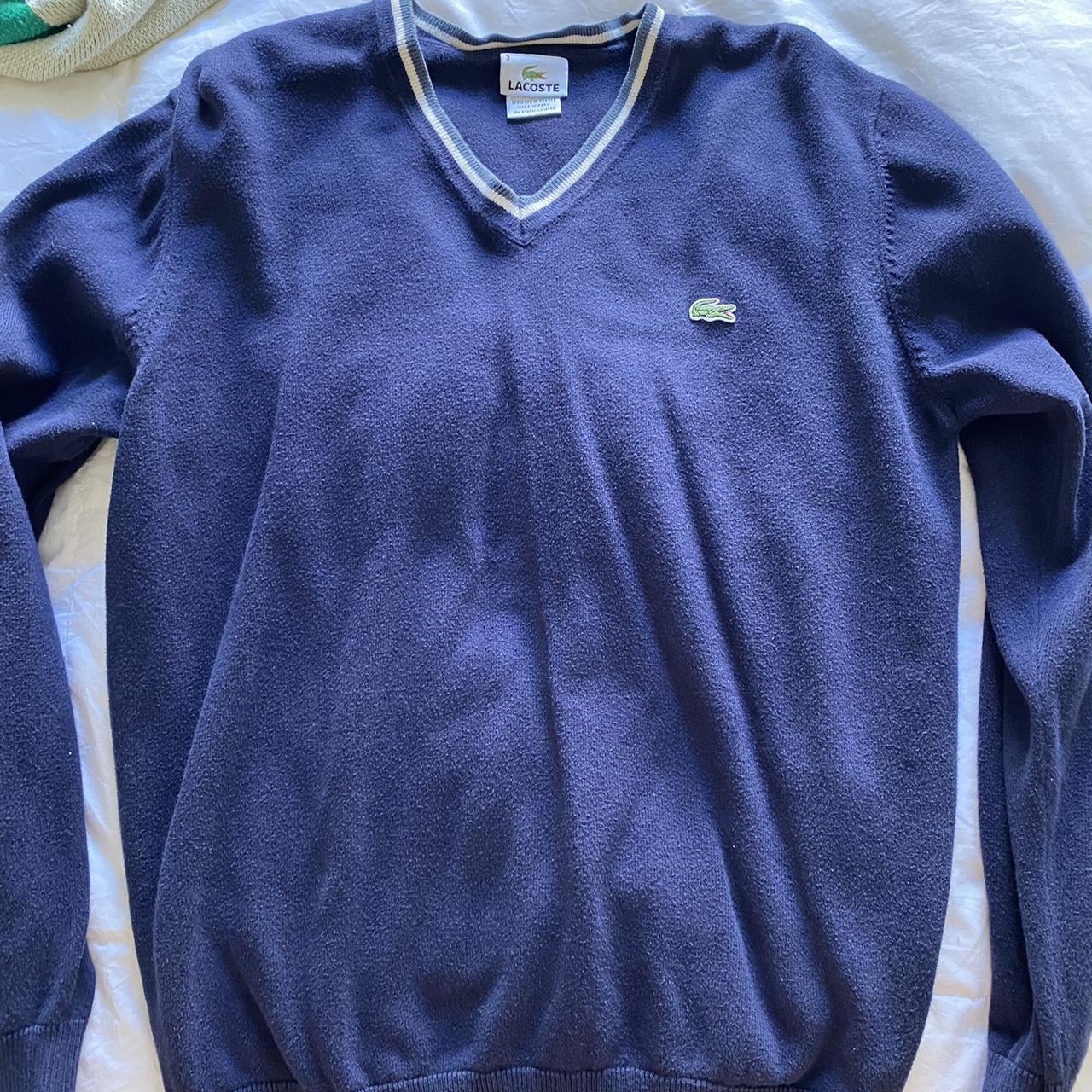 Lacoste jumper, best for a size small - Depop