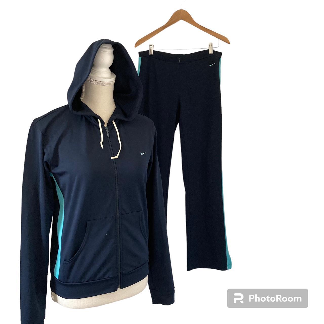 blue nike womens tracksuit