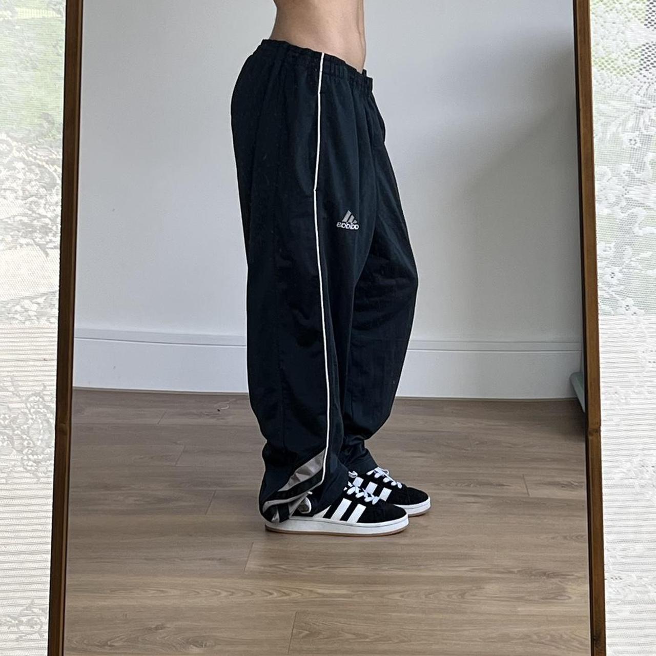 Adidas navy joggers womens sale