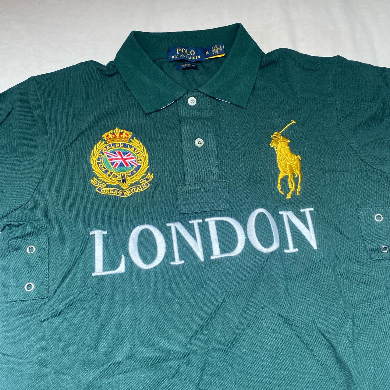 Green Polo Ralph Lauren Chief Keef London Polo Shirt Depop