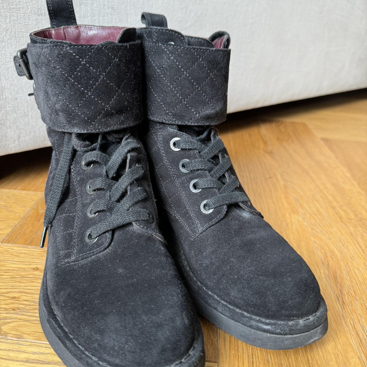 Chanel Suede Boots US 9 / 9.5 UK 40 No rips, - Depop
