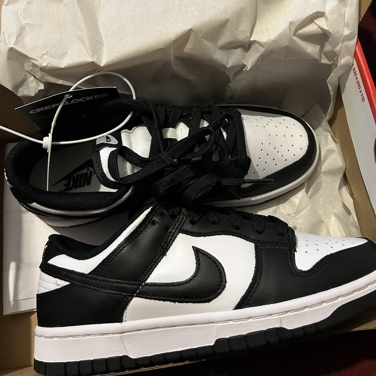 black and white dunks panda