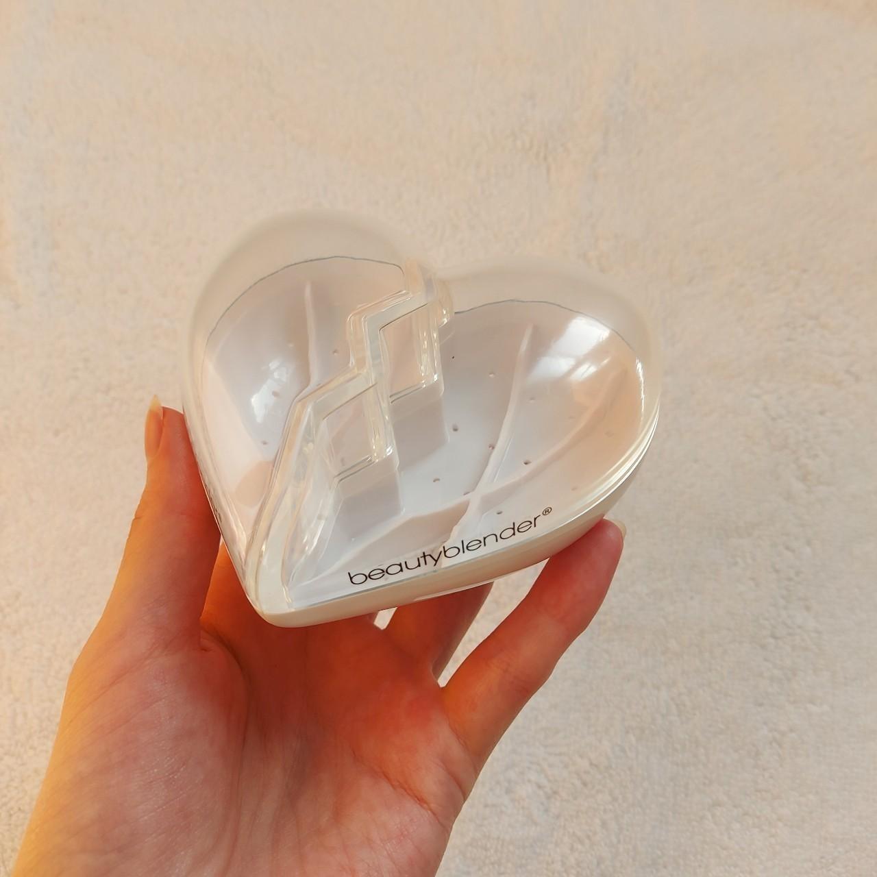 Beautyblender heart shaped blender case! Like new,... Depop