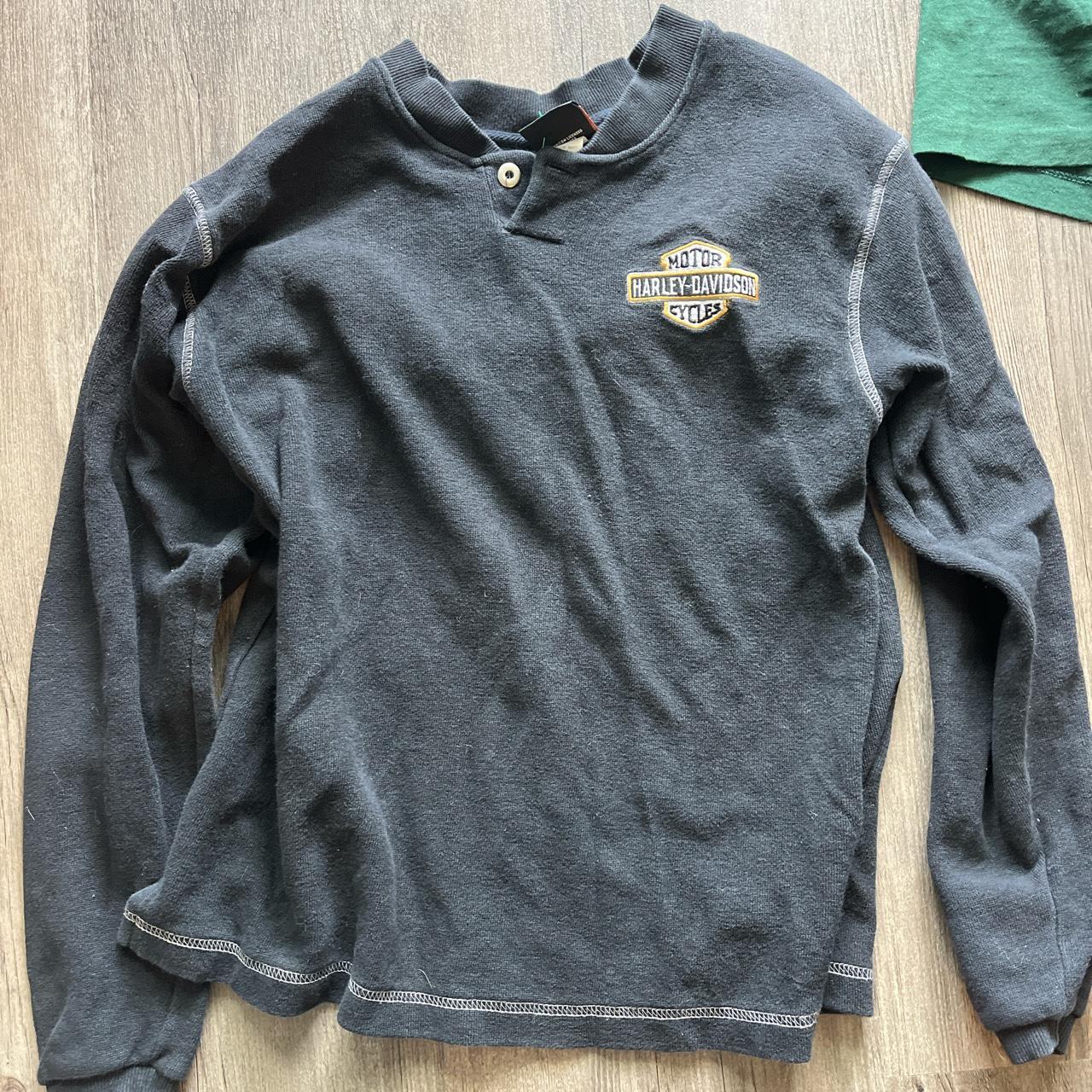 BUY WITH PAYPAL ONLY harley davidson long sleeve... - Depop