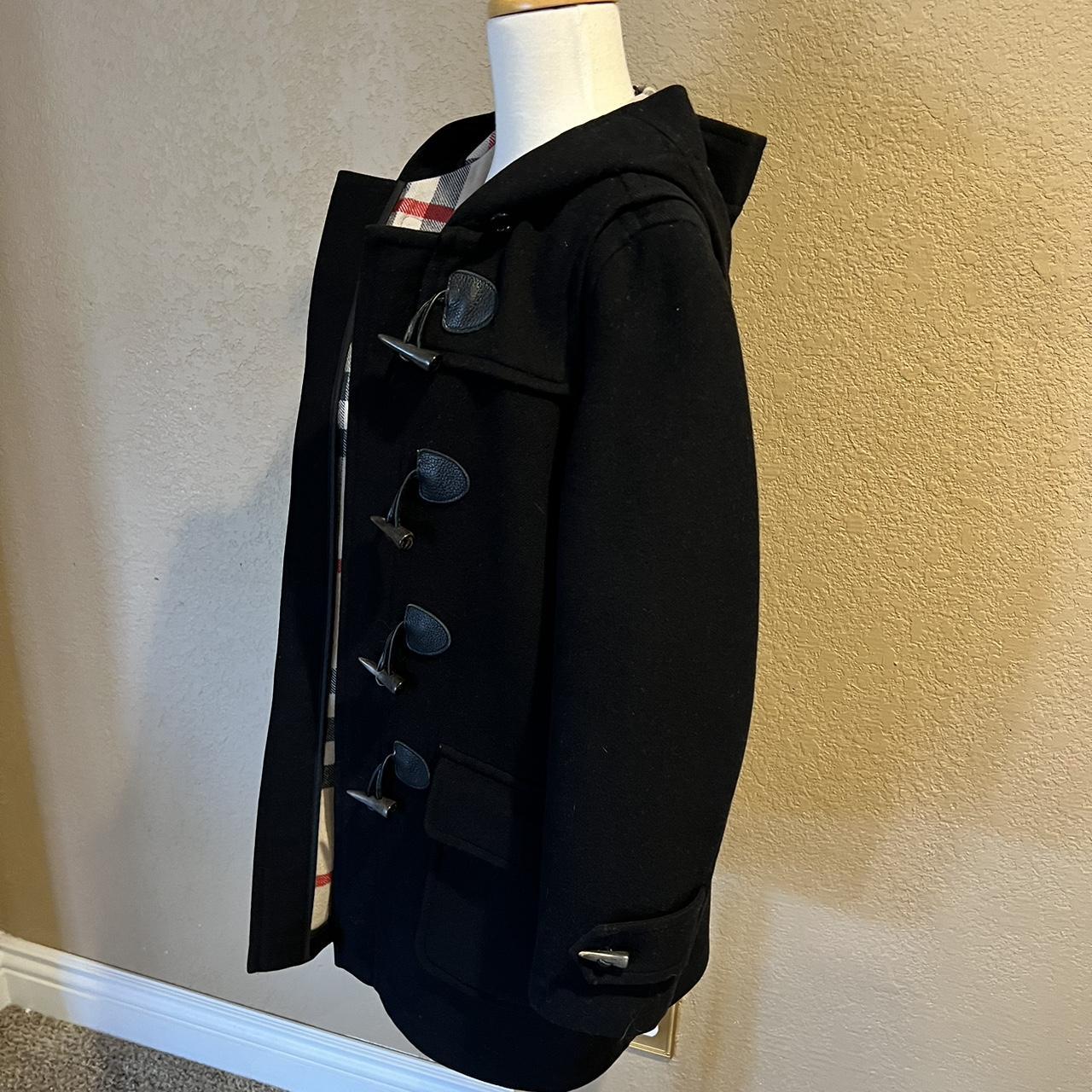 Burberry hot sale toggle coat