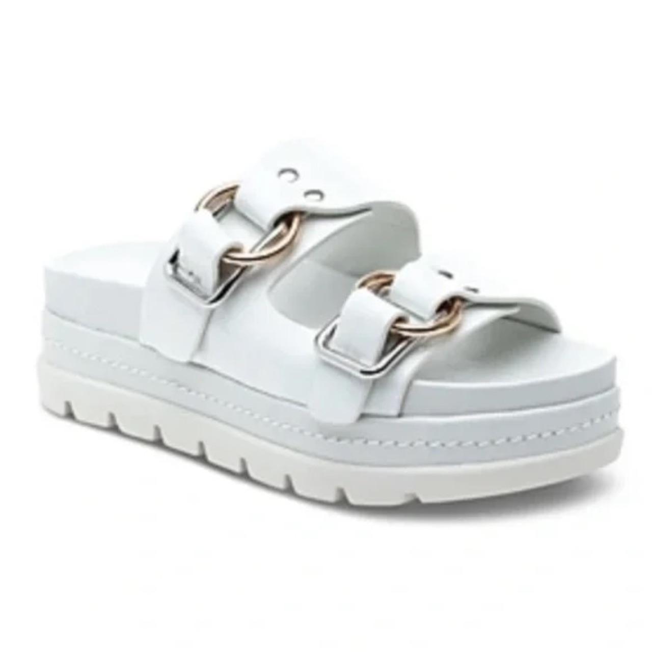 J/Slides Women's Sandals - White - US 7 – J/SLIDE… - image 1