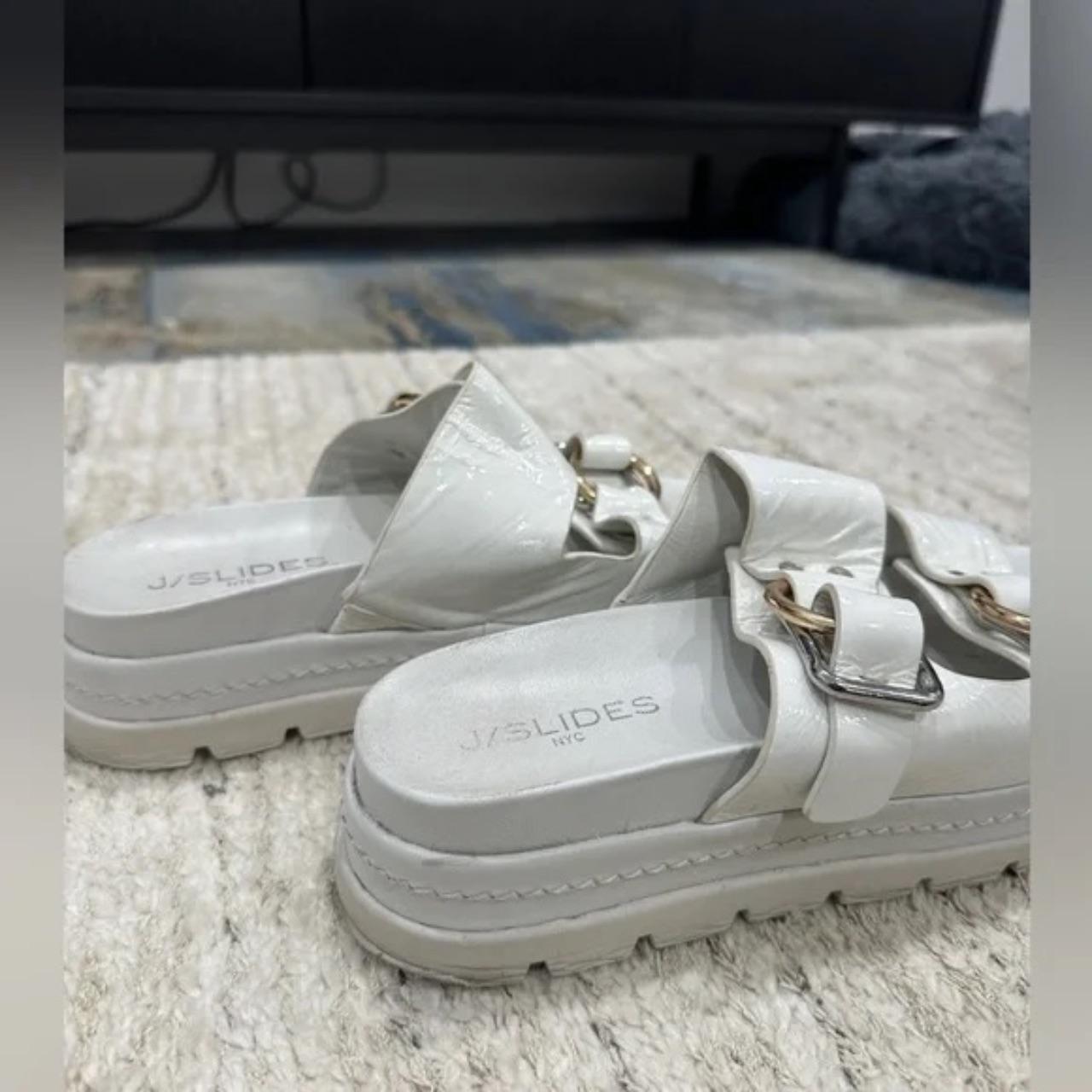 J/Slides Women's Sandals - White - US 7 – J/SLIDE… - image 4