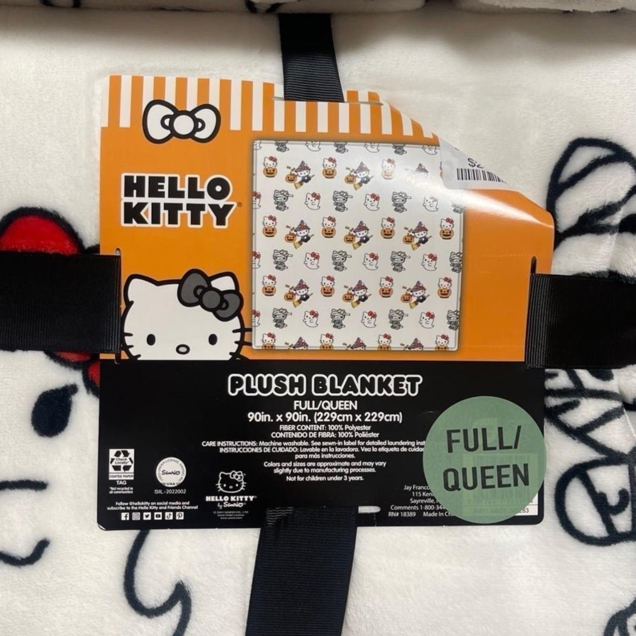 Hello kitty shops plush blanket full queen