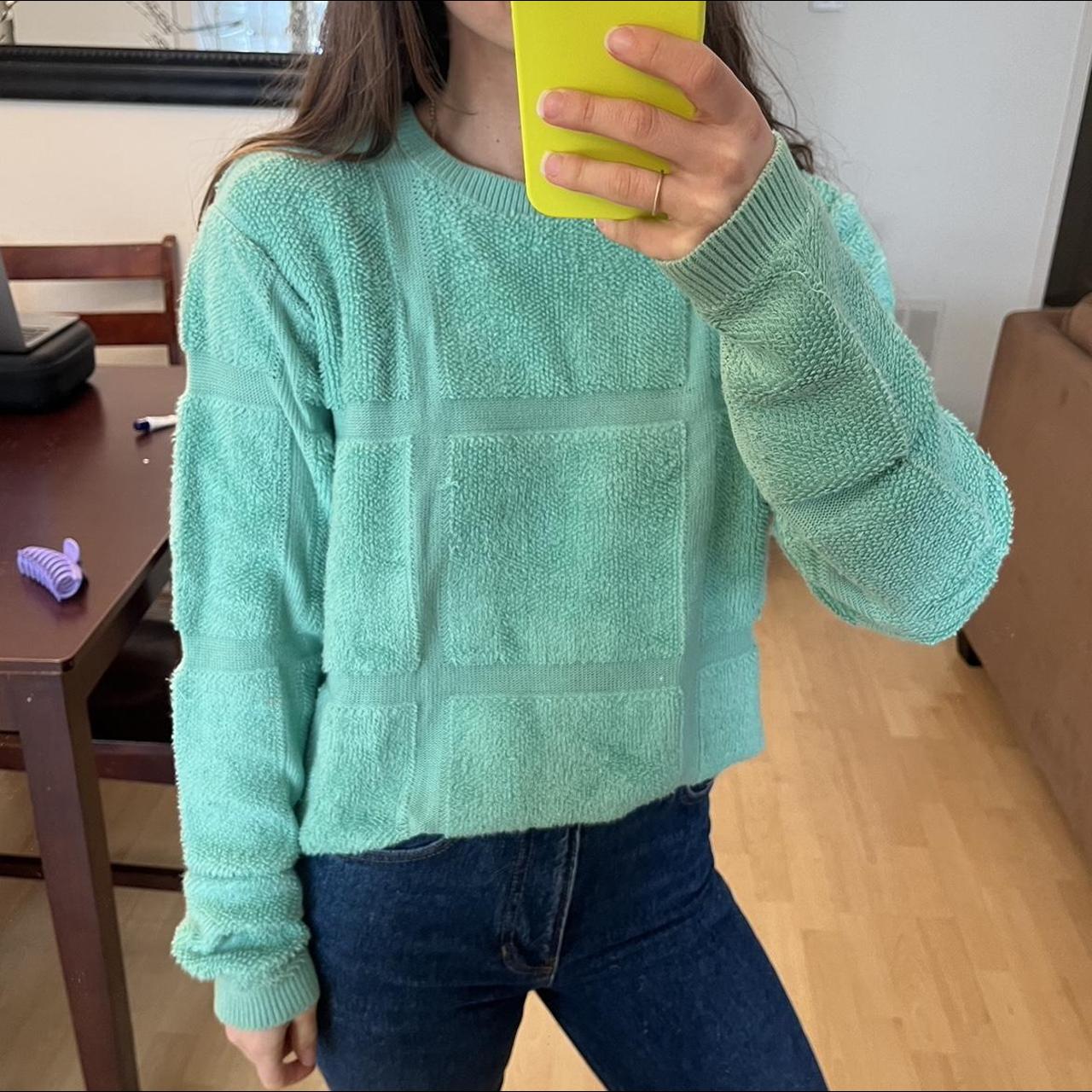 Tibi Women's Blue and Green Sweatshirt
