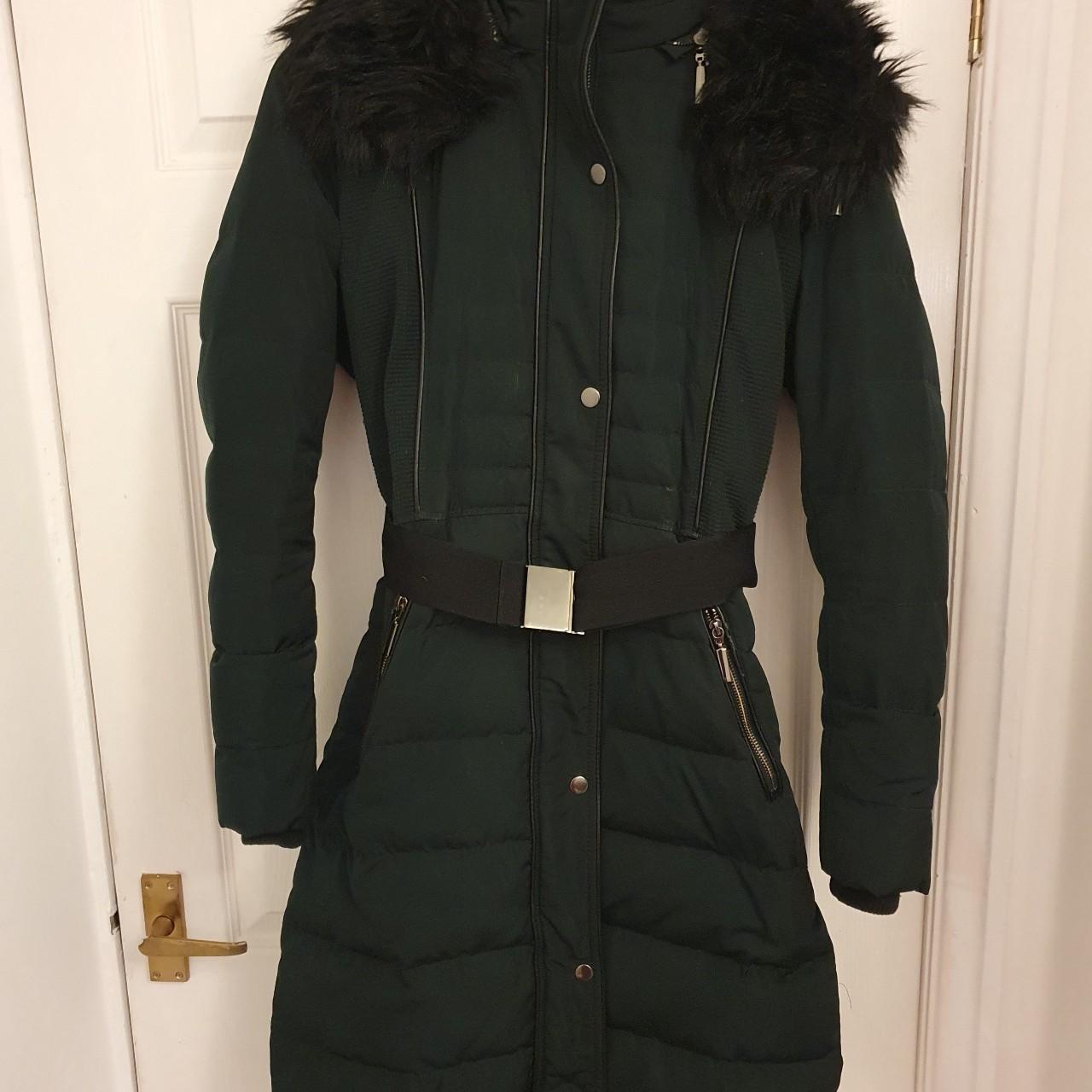 Phase Eight Brisa size 10 dark forest green down