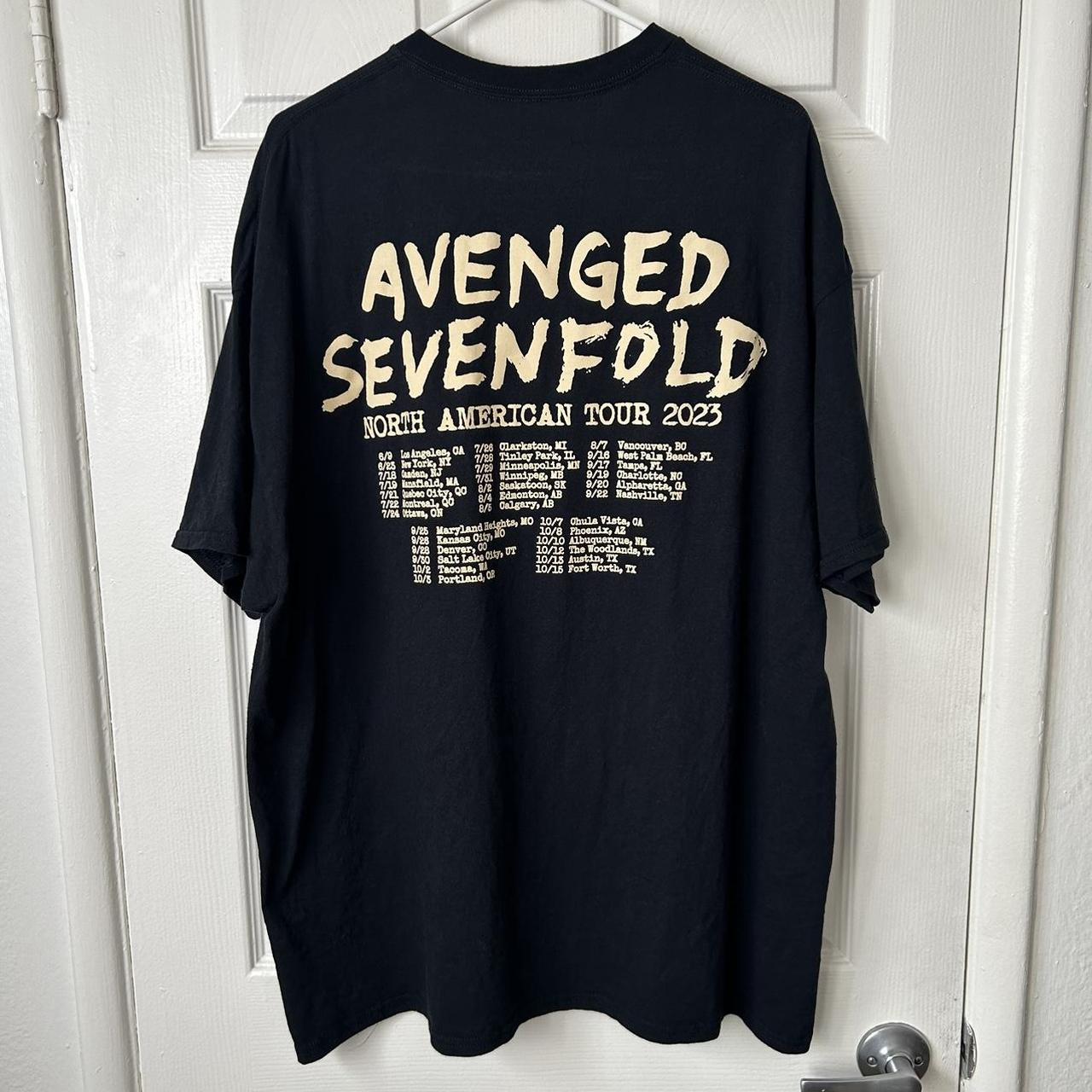 Avenged Sevenfold 2023 Tour Shirt  TShirtSlayer TShirt and BattleJacket  Gallery