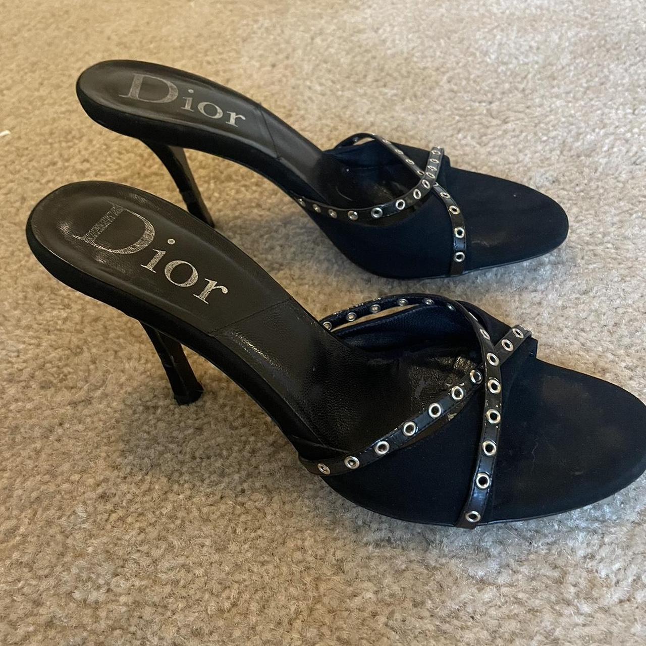 Vintage dior heels, love these babies. Looking for a... - Depop