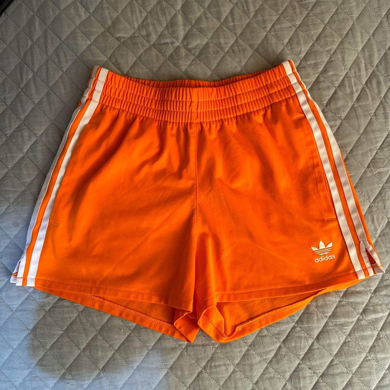 ADIDAS orange shorts 🧡 Bought in Japan Size... Depop