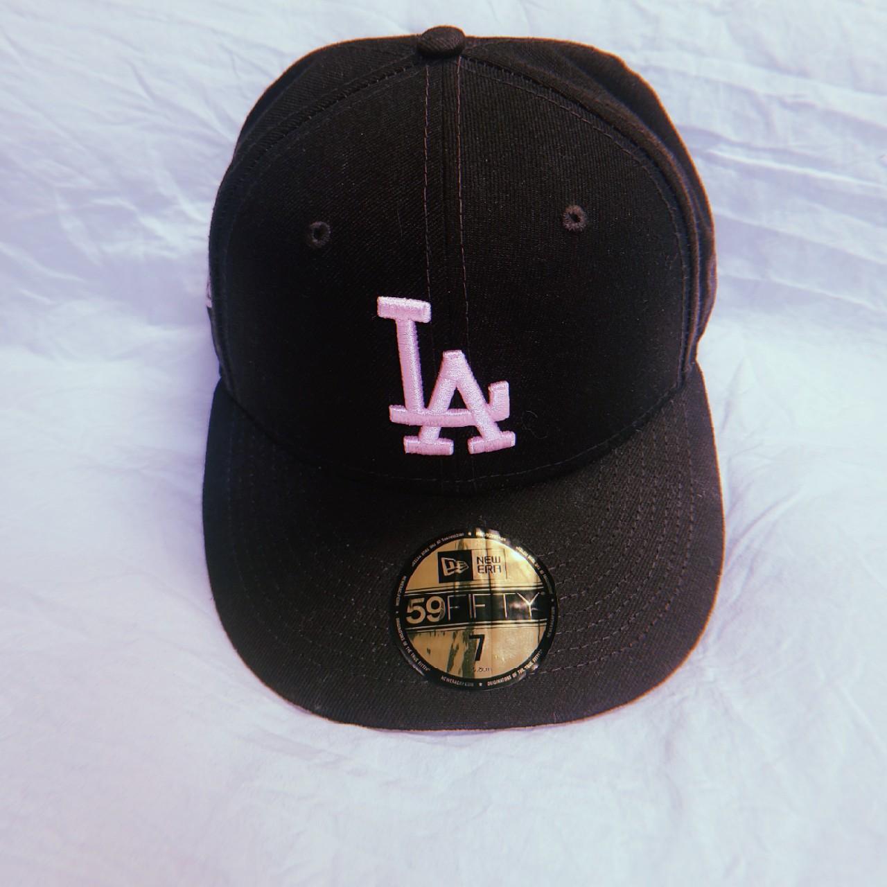 Los Angeles Dodgers Fitted New Era 59Fifty Brown Cap Hat Grey UV