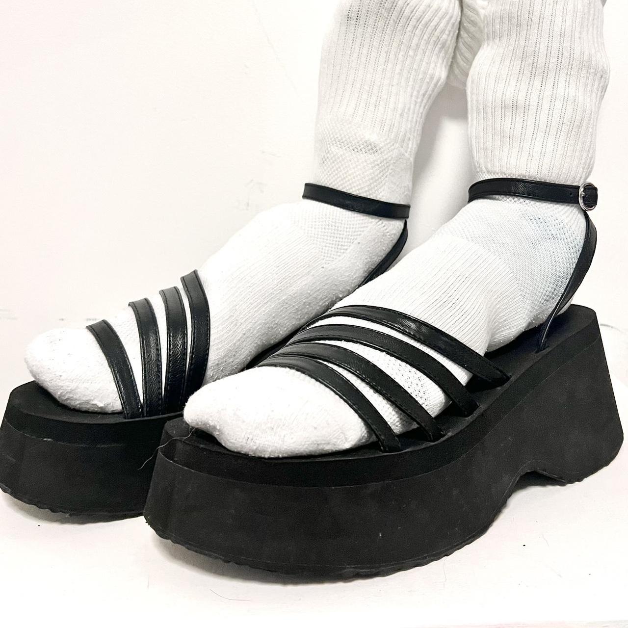 90s Style Platform Sandals Bought from Platypus,... - Depop