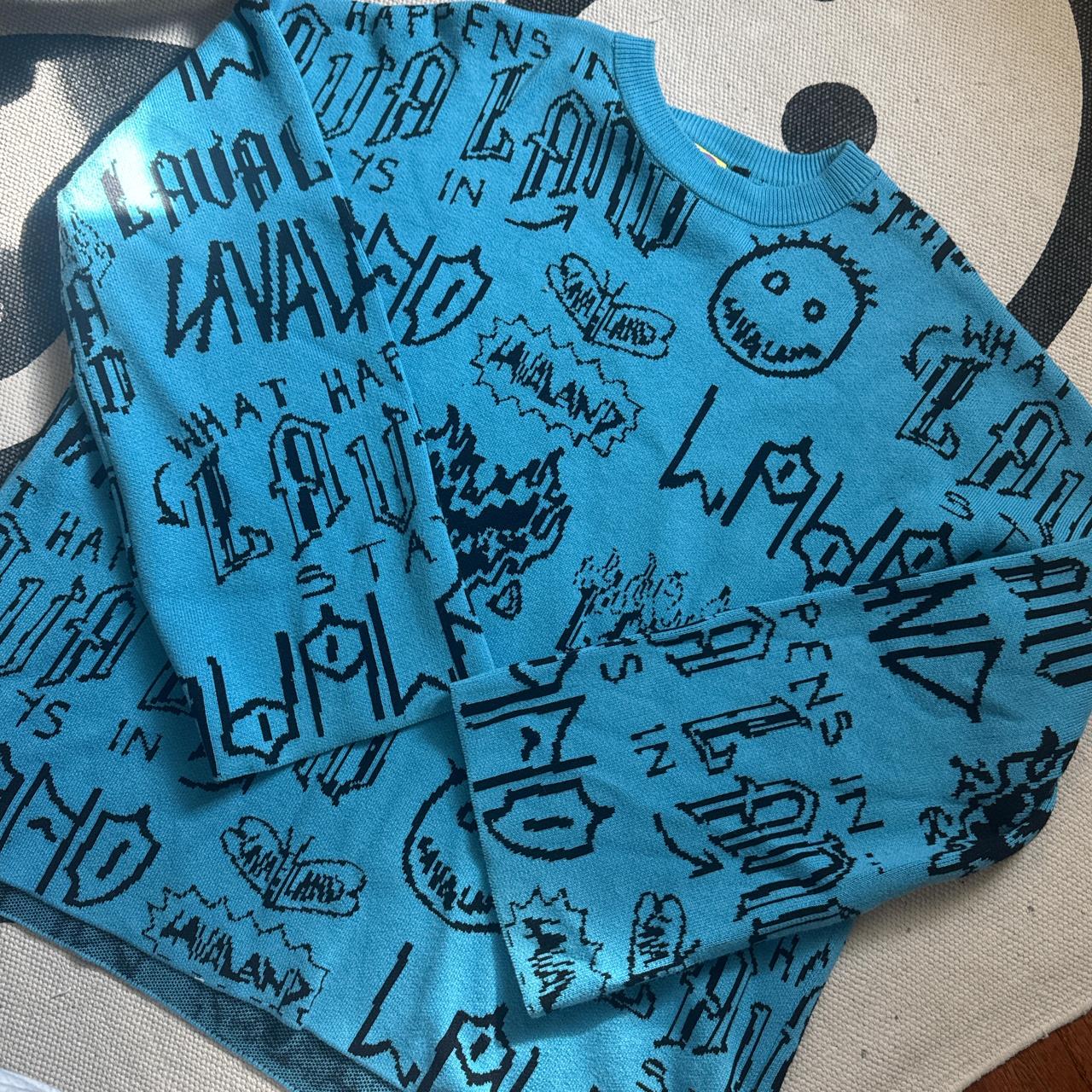 Lazy Oaf Women's Sweater - Blue - S – LAZY OAF Wh… - image 2