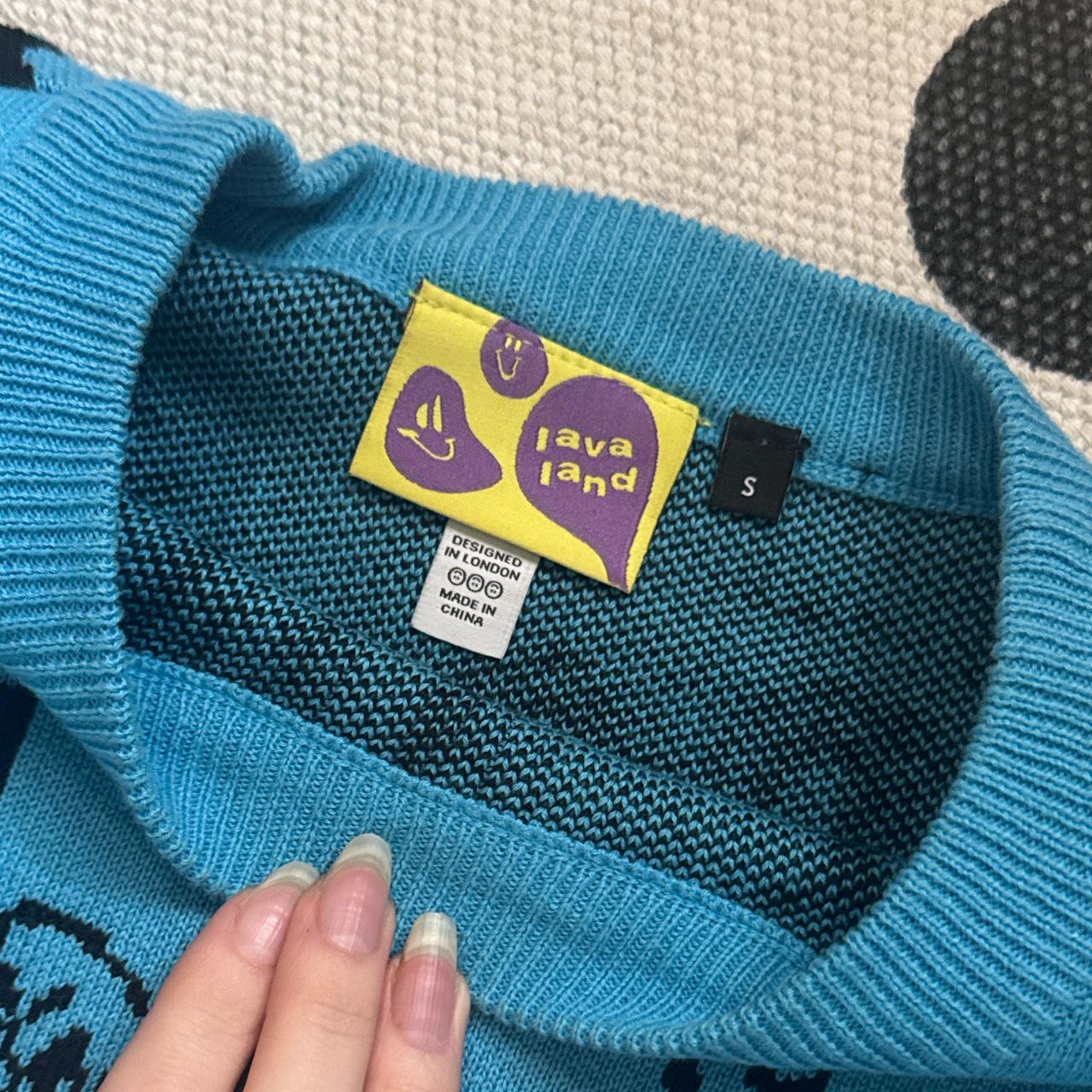 Lazy Oaf Women's Sweater - Blue - S – LAZY OAF Wh… - image 3