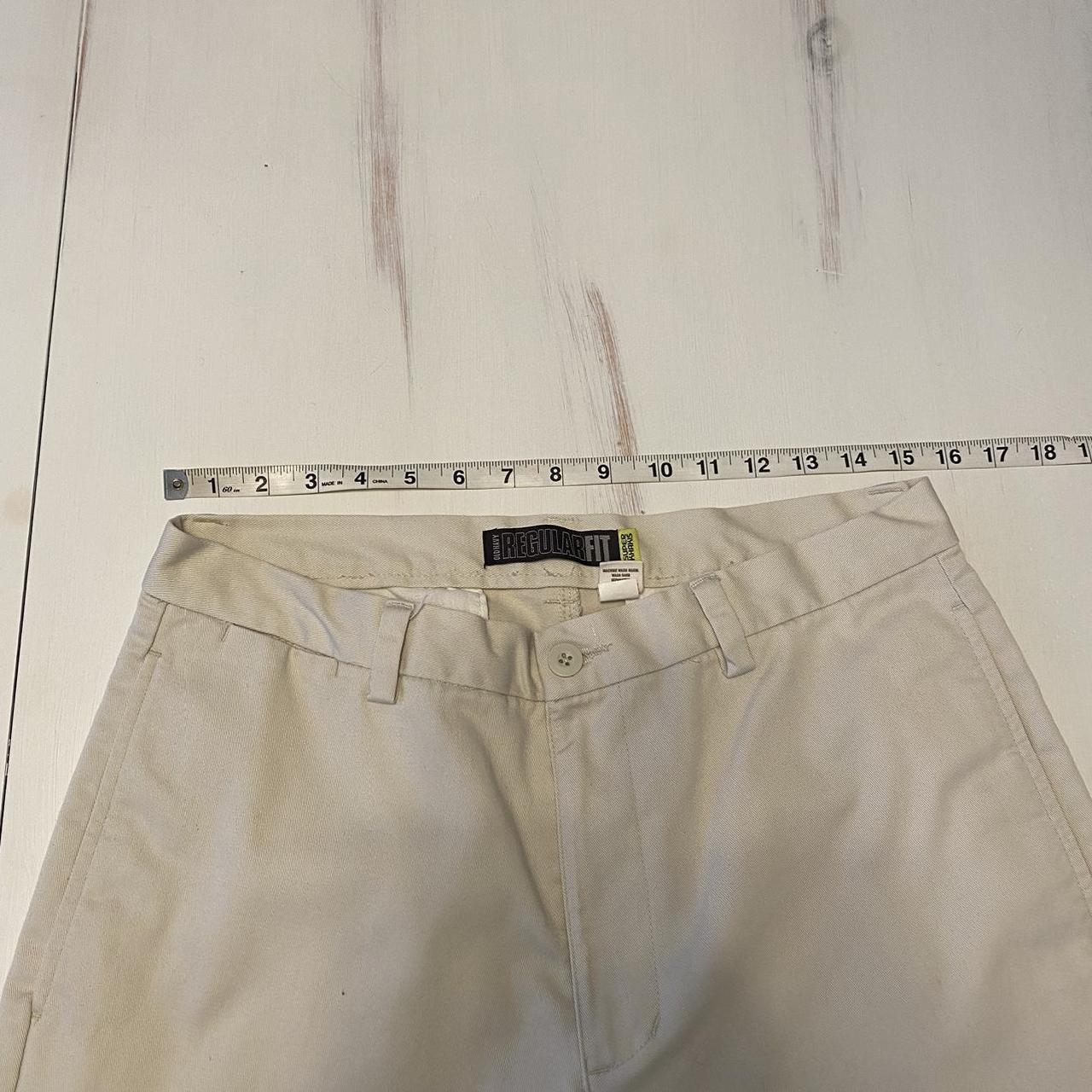 Old Navy Women's Khaki and Cream Trousers | Depop