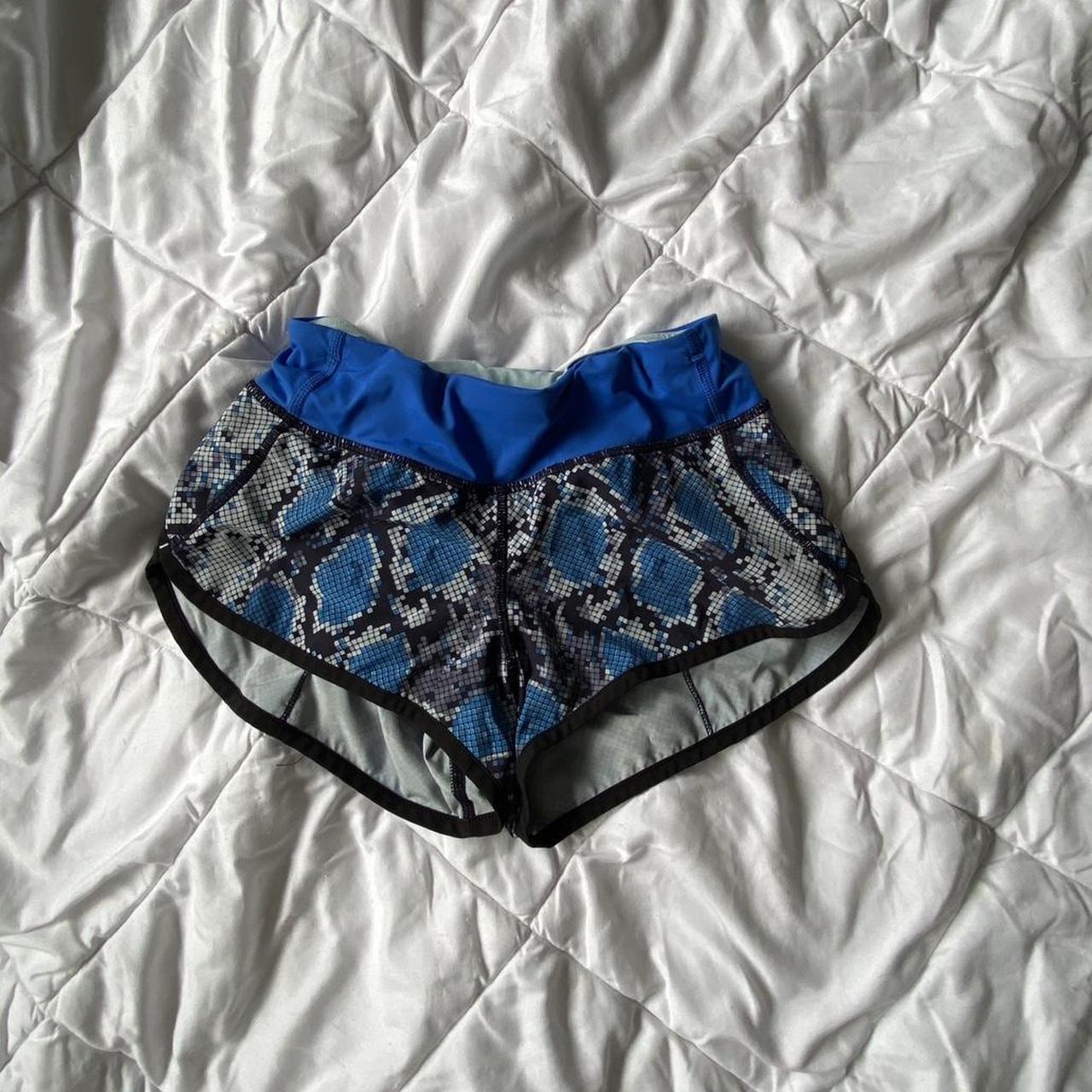 Blue clearance snakeskin shorts