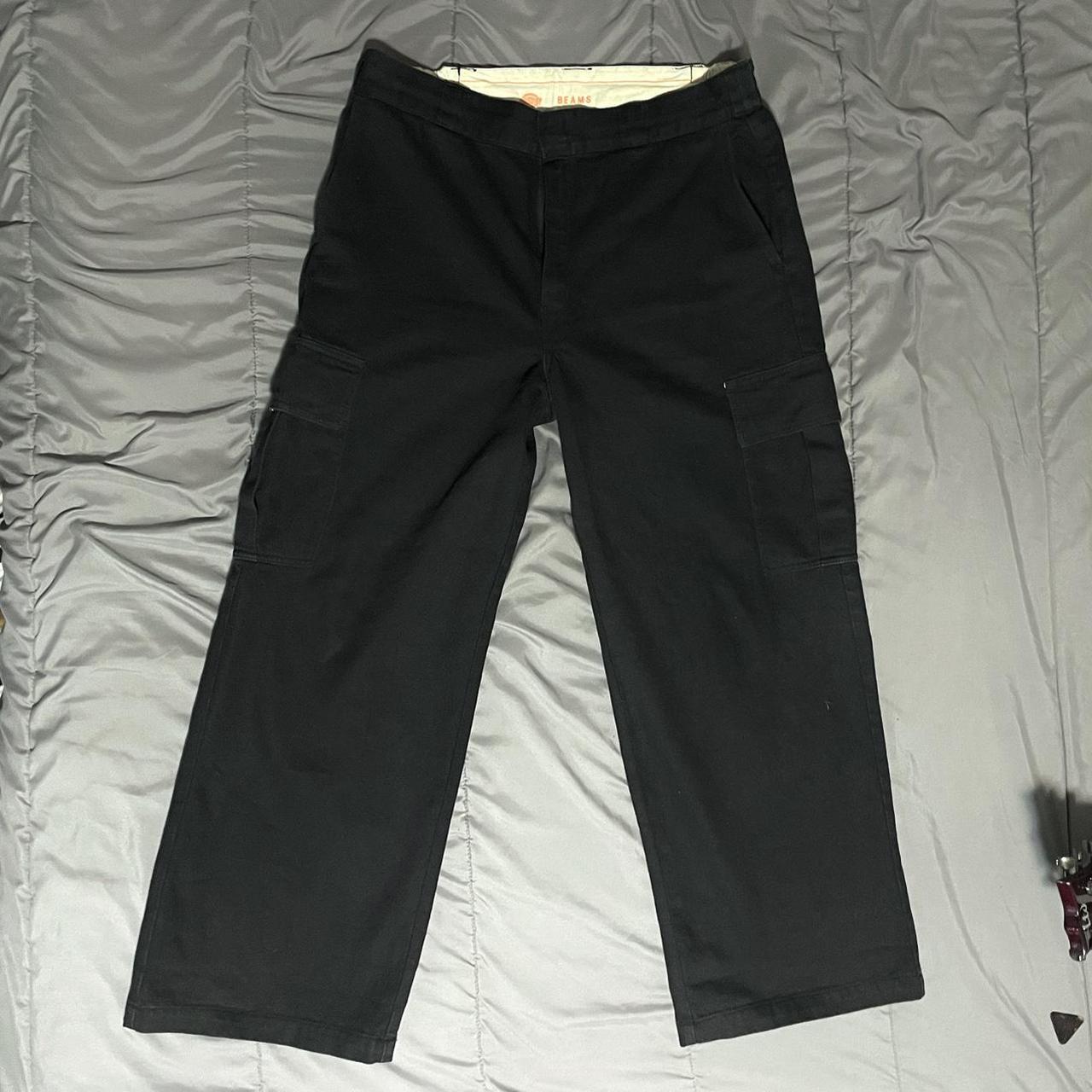 Dickies x Beams collab black cargo pants from Beams... - Depop