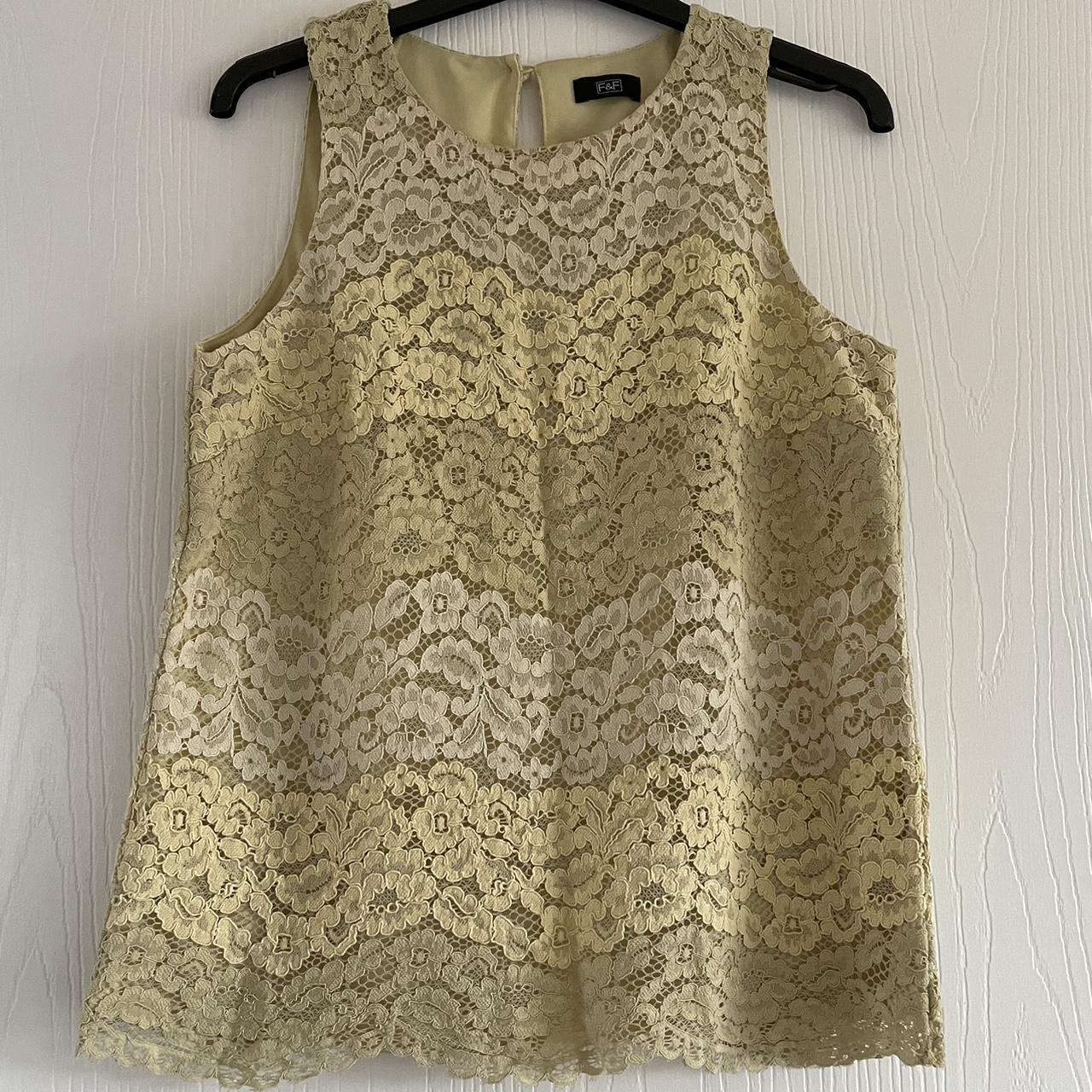 F&F Women's Yellow Top | Depop