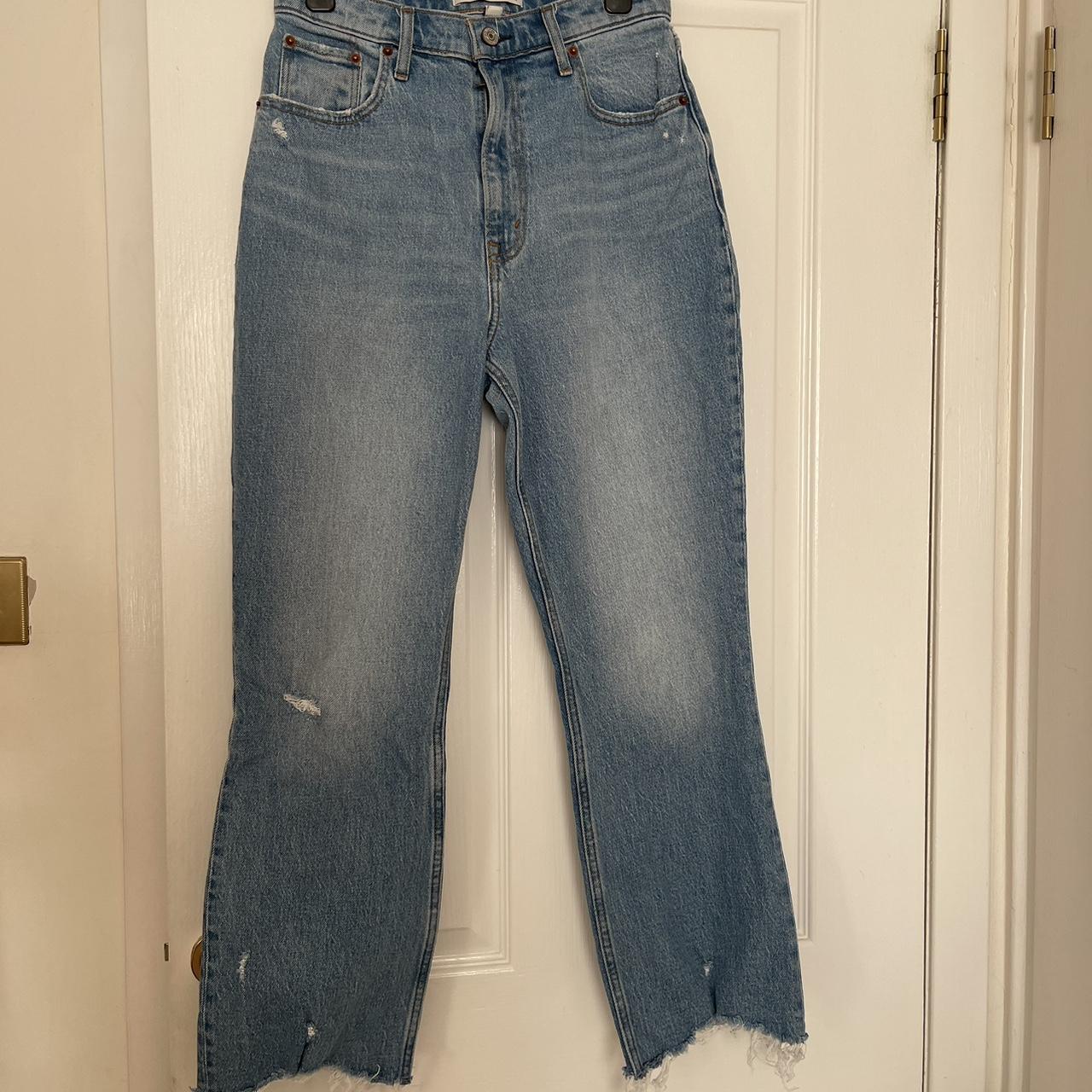 Abercrombie & Fitch Women's Blue Jeans | Depop