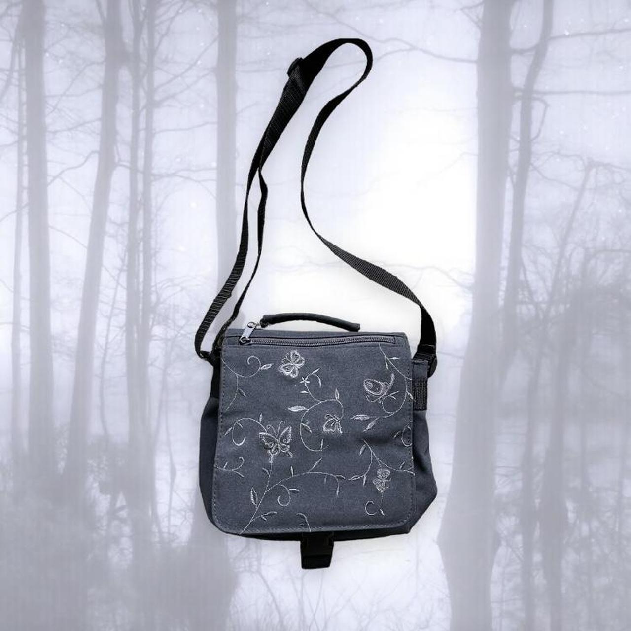 Fairy Grunge Messenger Bag 𓍊𓋼𓍊𓋼𓍊 Y2K dark grey... Depop