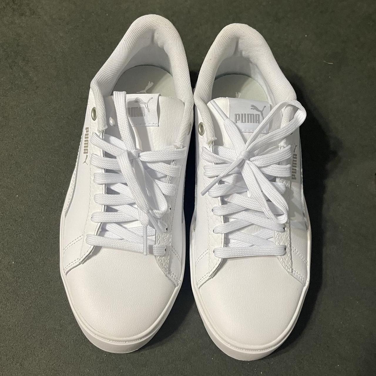 Puma Women's White Trainers | Depop