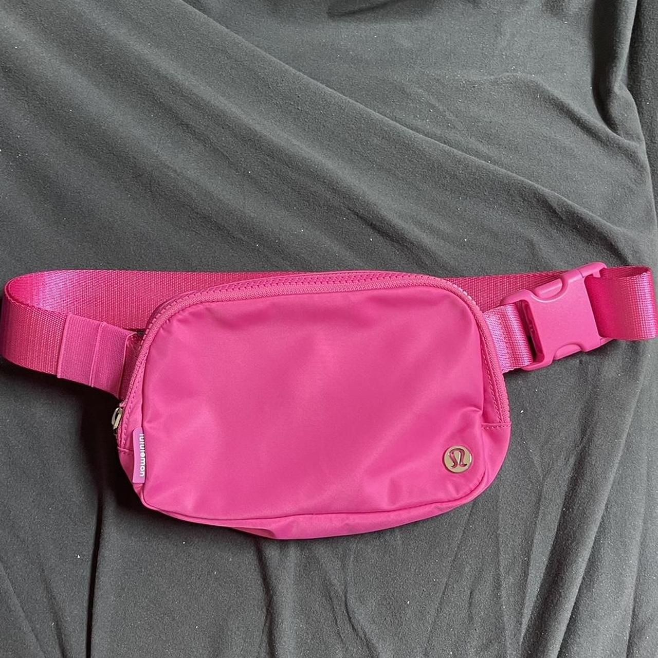 NOT FOR SALE Lululemon Sonic Pink Belt Bag -used... - Depop