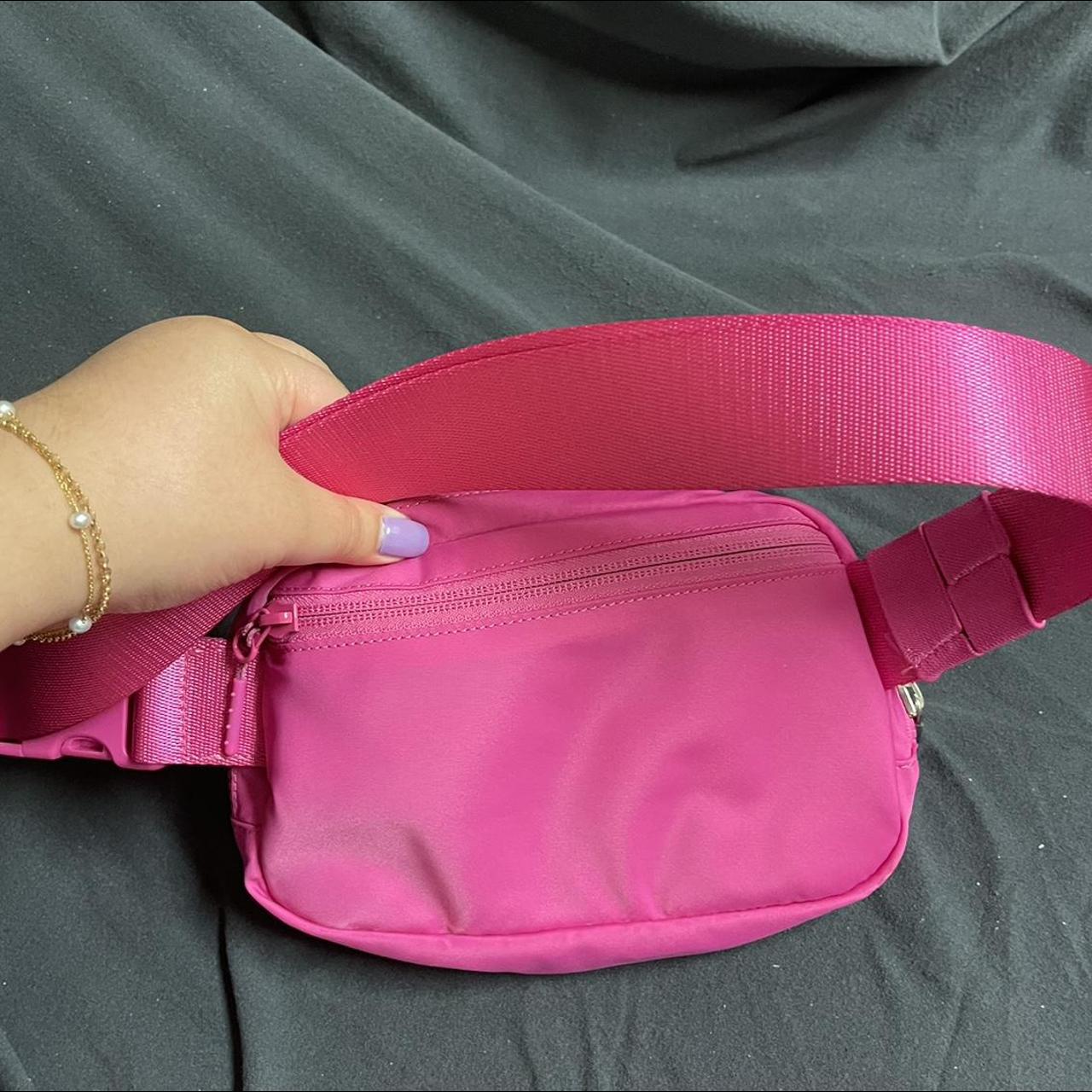 NOT FOR SALE Lululemon Sonic Pink Belt Bag -used... - Depop