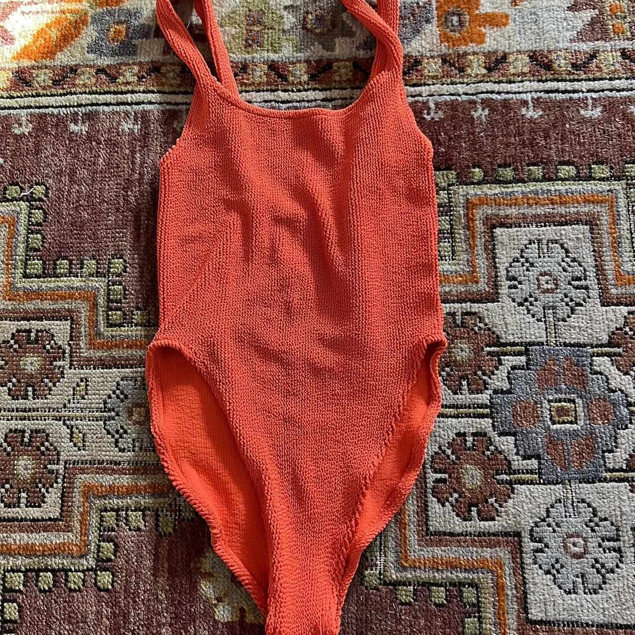 YouSwim Aplomb one piece swimsuit in bright orange... Depop
