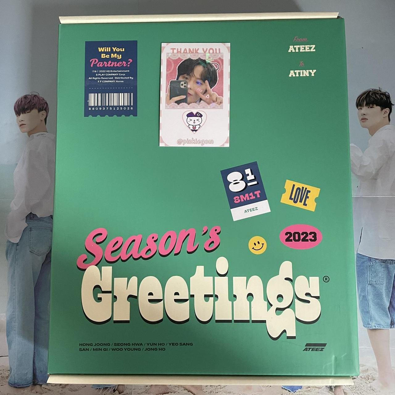 WTS/NFT ATEEZ 2023 SEASONS GREETINGS ALL INCLUSIONS... Depop