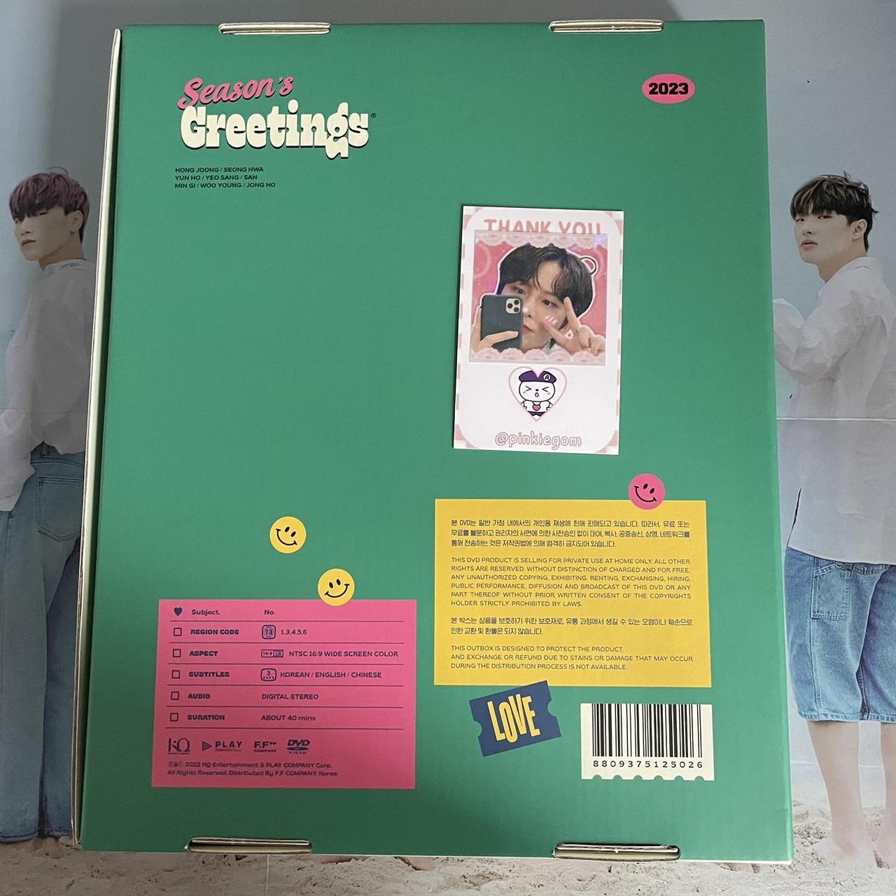 WTS/NFT ATEEZ 2023 SEASONS GREETINGS ALL INCLUSIONS... Depop