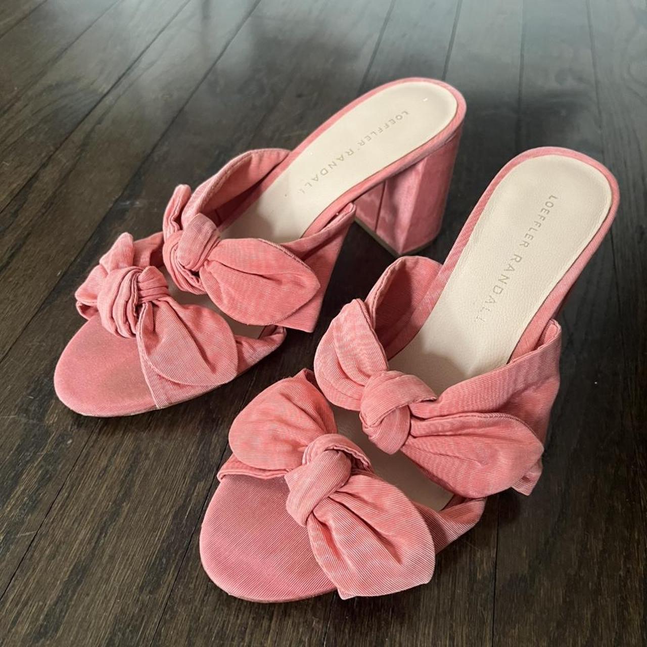 loeffler randall pink mules