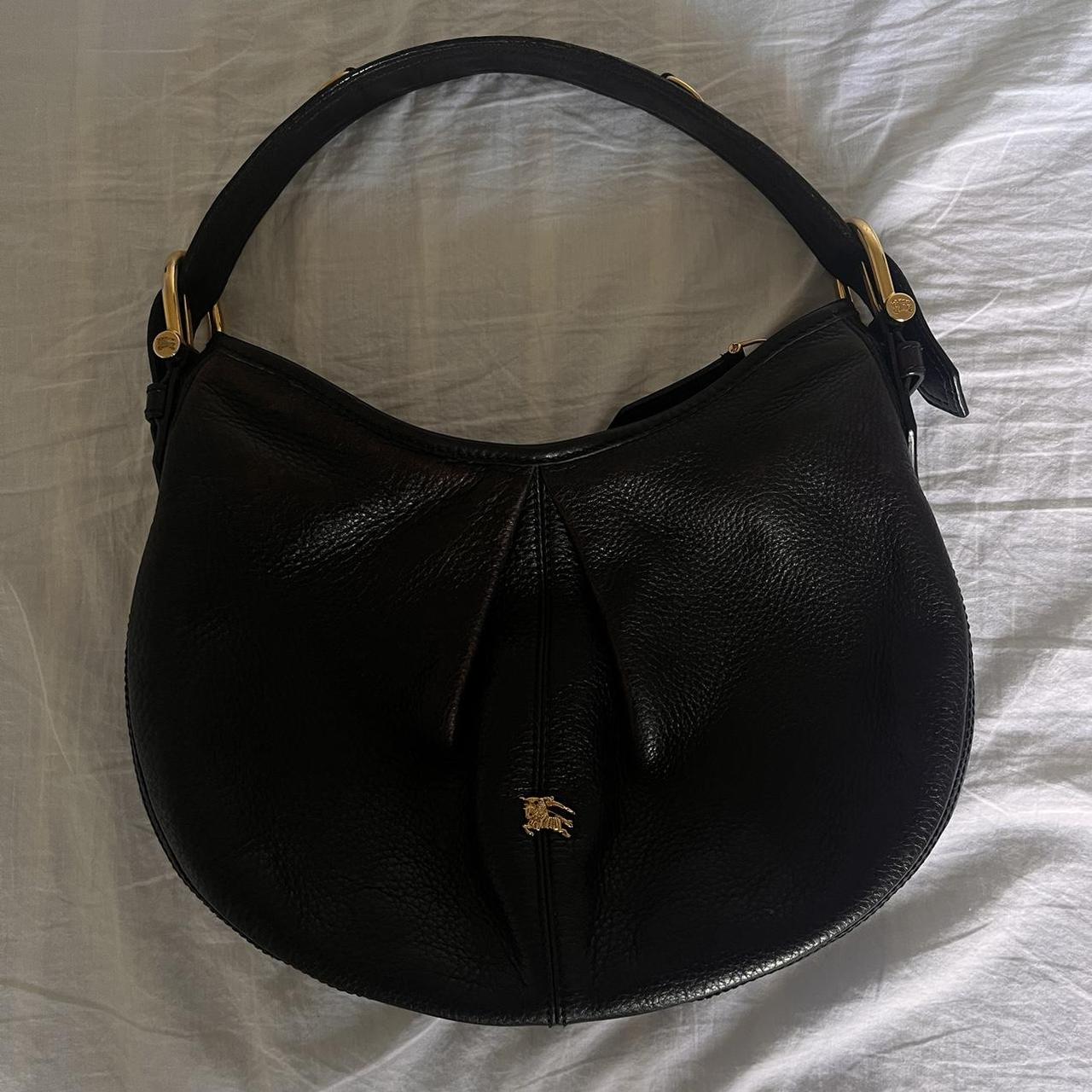 Vintage Burberry Alma Satchel Bag. Used and - Depop