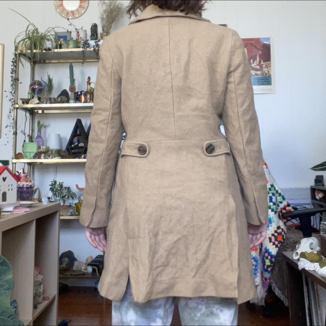 Women's Tan and Brown Coat (4)