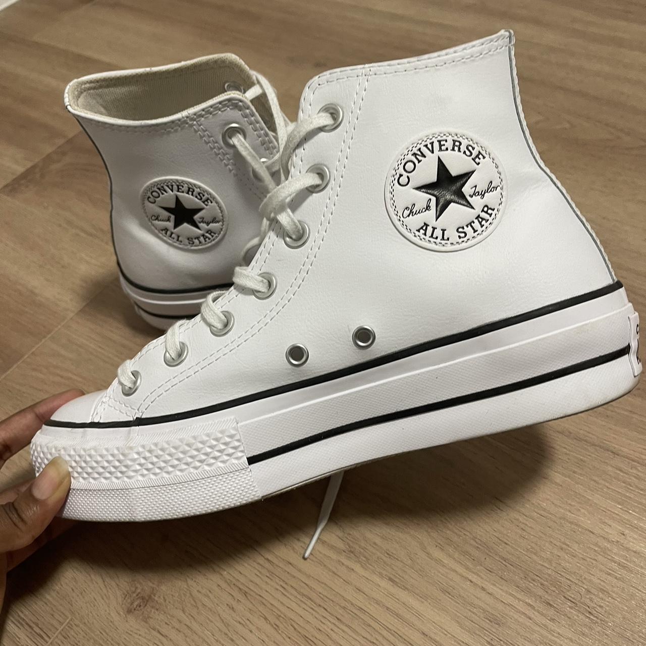cheap white converse size 5