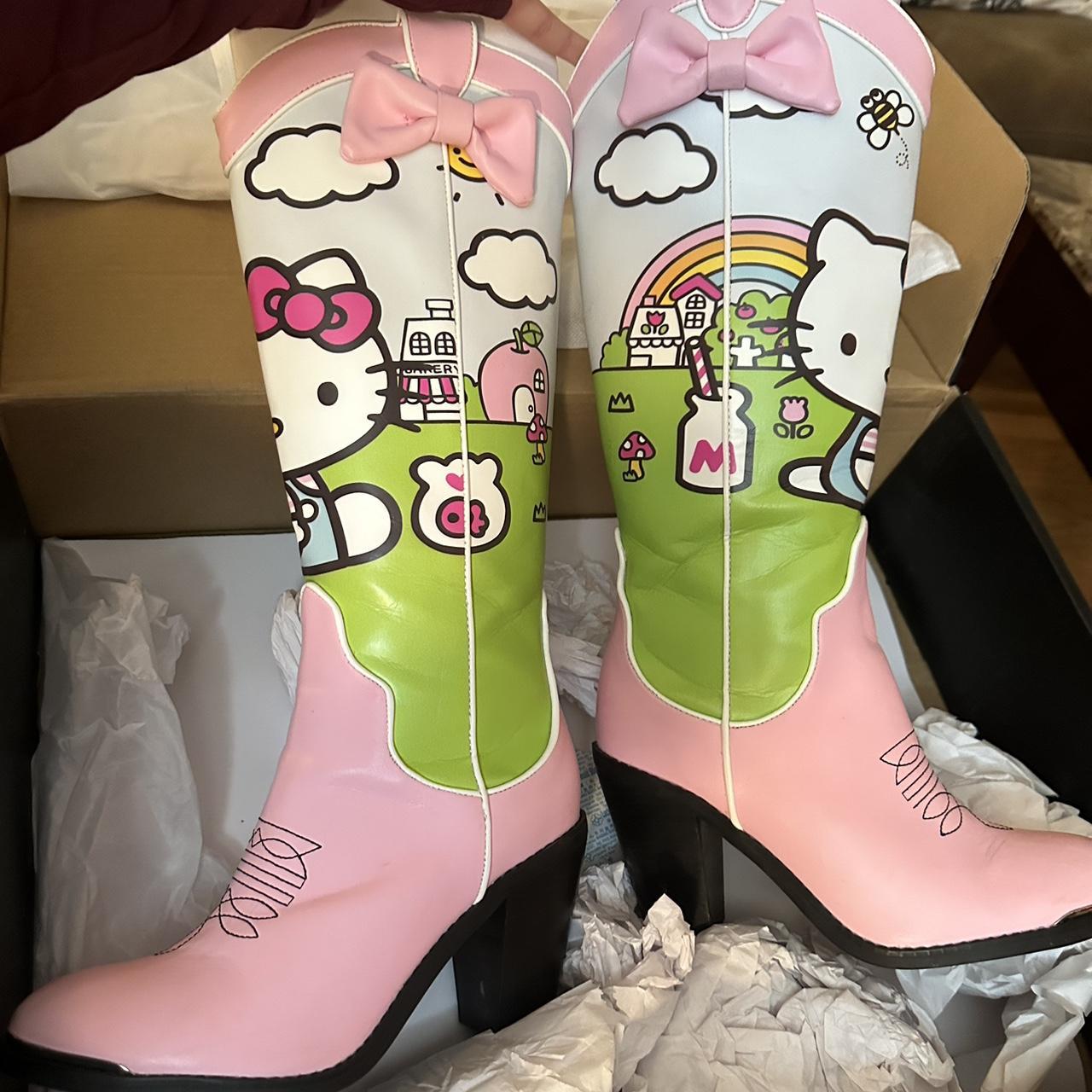 Hello kitty cowgirl outlet boots