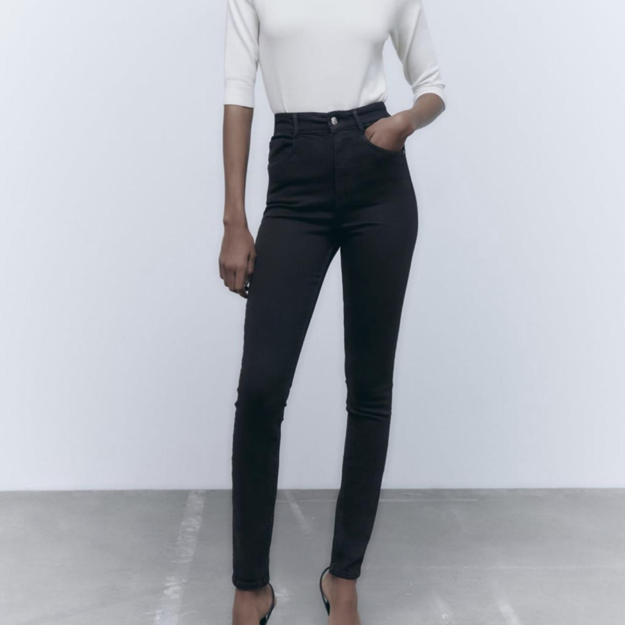 Zara Women's Black Jeans Depop
