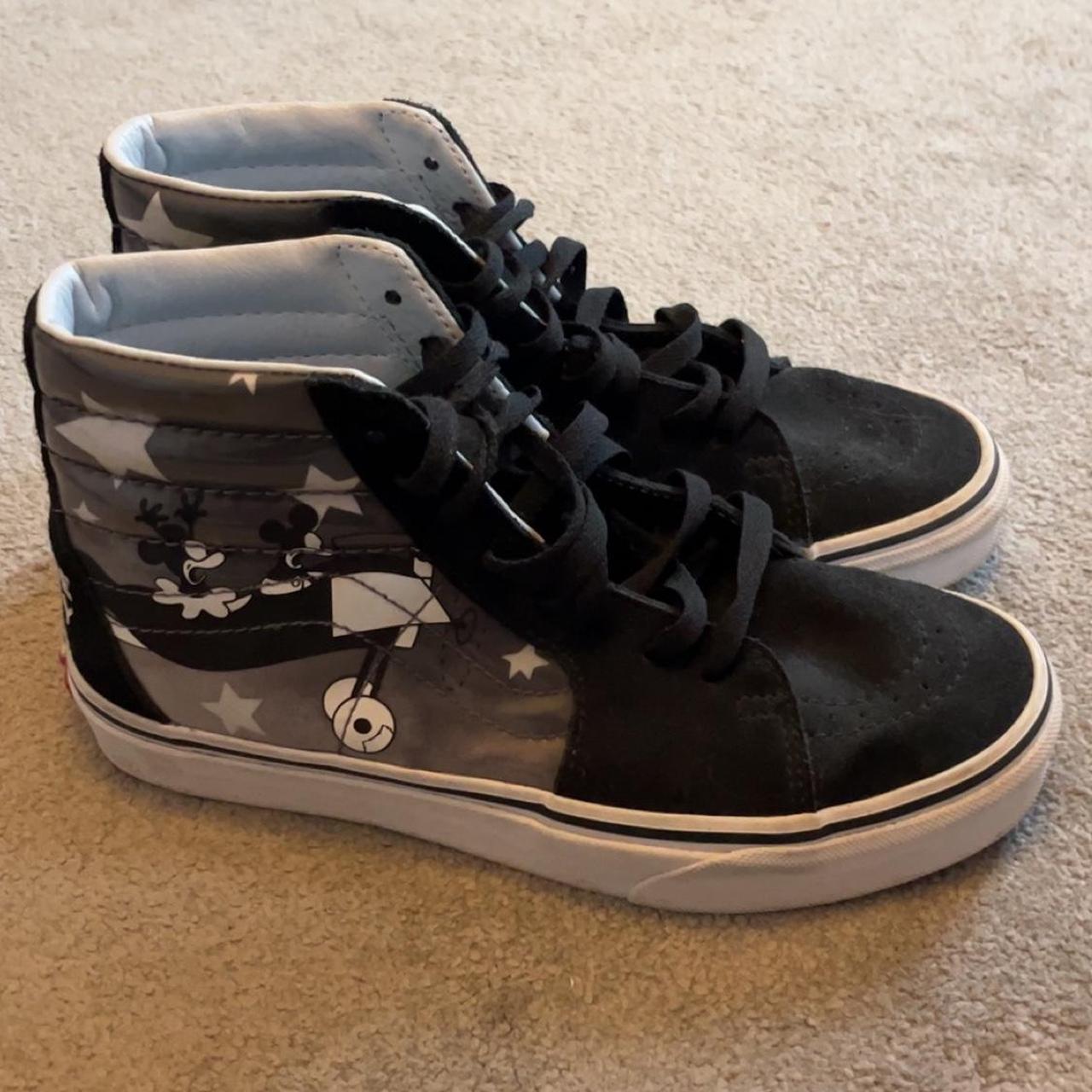 vans sk8 hi x disney plane crazy mickey mouse Depop