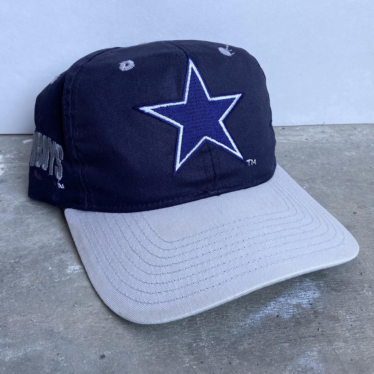 Dallas Cowboys Mens Trucker Hat Navy Snapback - Depop