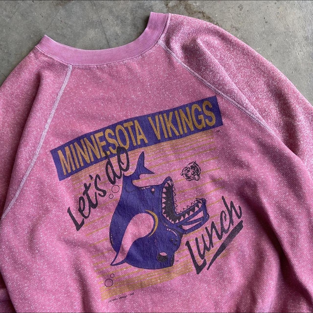 80s 90s Minnesota Vikings Sweatshirt Vintage NFL Football 