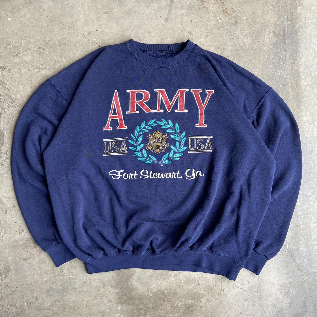 Vintage 90s US Army fort Stewart Georgia crest... - Depop