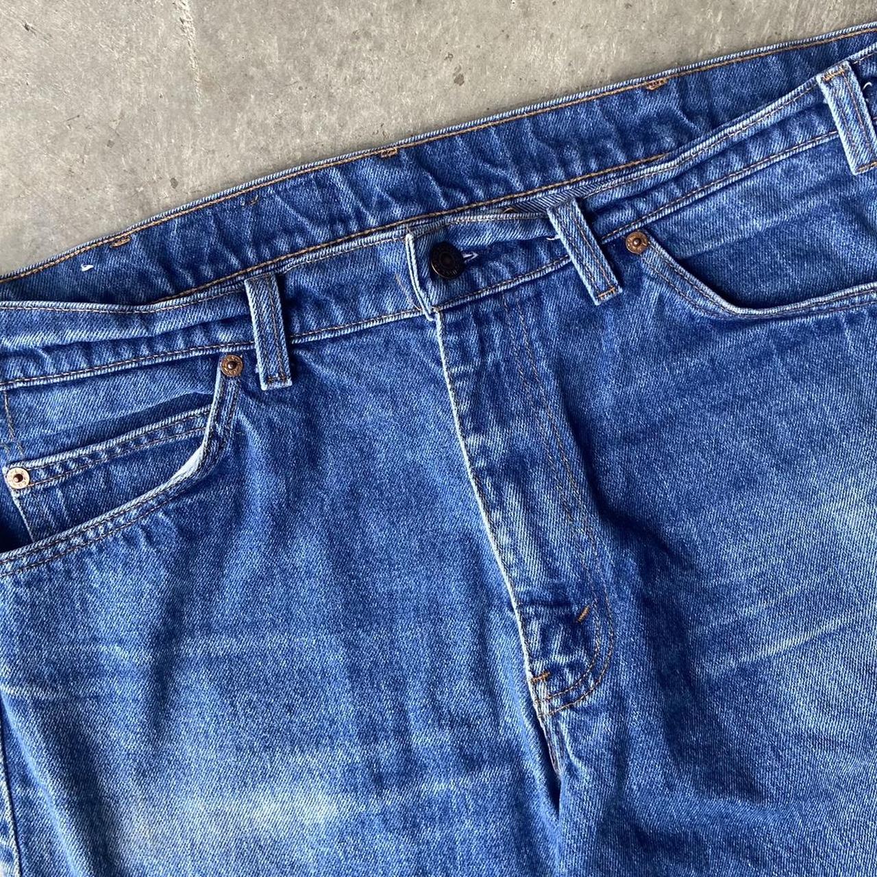 Vintage 80s Levi’s Blue tab jeans -Size 35 x... - Depop