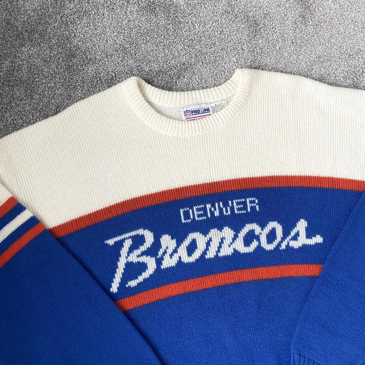 Vintage 80s Denver Broncos Cliff Engle Sweater Men's M